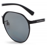 Giorgio Armani - Panthos Shape Men Sunglasses - Black Gray - Sunglasses - Giorgio Armani Eyewear