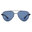 Giorgio Armani - Occhiali da Sole Uomo Forma Pilot - Blu - Occhiali da Sole - Giorgio Armani Eyewear