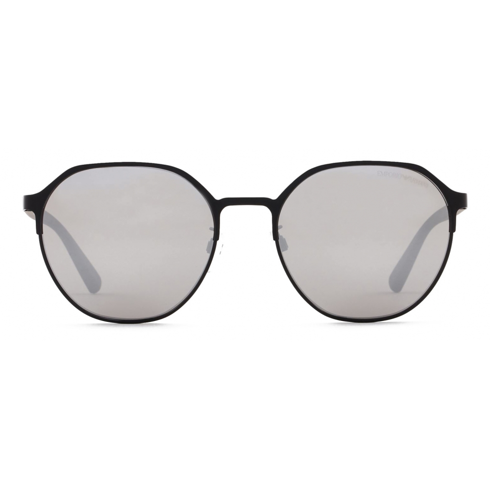 Giorgio Armani - Panthos Shape Men Sunglasses - Black Silver - Sunglasses - Giorgio  Armani Eyewear - Avvenice