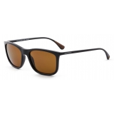 Giorgio Armani - Square Shape Men Sunglasses - Black Brown - Sunglasses - Giorgio Armani Eyewear