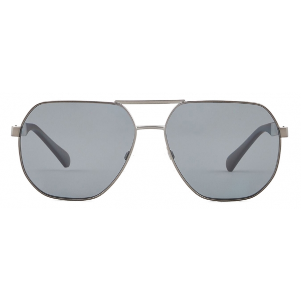 Giorgio Armani Pilot Shape Men Sunglasses Dark Grey Sunglasses Giorgio Armani Eyewear Avvenice