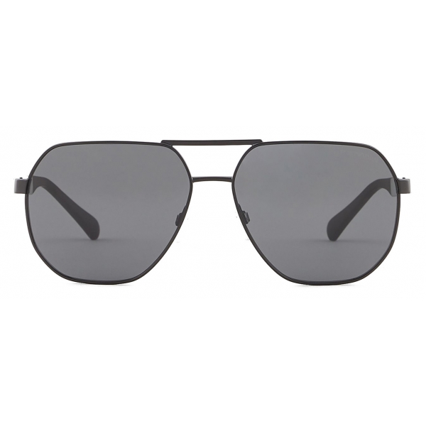Giorgio Armani - Pilot Shape Men Sunglasses - Black Grey - Sunglasses - Giorgio Armani Eyewear