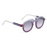 Portrait Eyewear - Flavin Gradient Purple (C.08) - Sunglasses - Handmade in Italy - Exclusive Luxury Collection