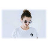 Potrait Eyewear - Starman Crystal and Black (C.07) - Sunglasses - Handmade in Italy - Exclusive Luxury Collection