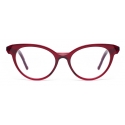 Portrait Eyewear - The Artist Bordeaux (C.08) - Occhiali da Vista - Realizzati a Mano in Italia - Exclusive Luxury Collection