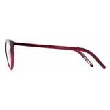 Portrait Eyewear - The Artist Bordeaux (C.08) - Optical Glasses - Handmade in Italy - Exclusive Luxury Collection