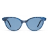 Portrait Eyewear - The Artist Marmo Blu (C.10) - Occhiali da Sole - Realizzati a Mano in Italia - Exclusive Luxury Collection
