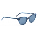 Portrait Eyewear - The Artist Blue Marble (C.10) - Sunglasses - Handmade in Italy - Exclusive Luxury Collection