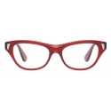 Portrait Eyewear - Frida Rosso (C.08) - Occhiali da Vista - Realizzati a Mano in Italia - Exclusive Luxury Collection