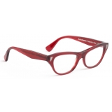 Portrait Eyewear - Frida Rosso (C.08) - Occhiali da Vista - Realizzati a Mano in Italia - Exclusive Luxury Collection