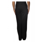 Ottod'Ame - Wide Leg Trousers - Black - Trousers - Luxury Exclusive Collection