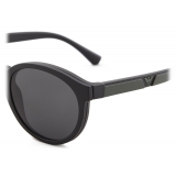 Giorgio Armani - Panthos Shape Men Sunglasses - Black Green - Sunglasses - Giorgio Armani Eyewear