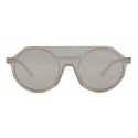 Giorgio Armani - Men Shield Sunglasses - Silver - Sunglasses - Giorgio Armani Eyewear