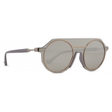 Giorgio Armani - Men Shield Sunglasses - Silver - Sunglasses - Giorgio Armani Eyewear