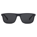 Giorgio Armani - Rectangular Shape Men Sunglasses - Black Smoke - Sunglasses - Giorgio Armani Eyewear