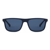 Giorgio Armani - Occhiali da Sole Uomo Forma Rettangolare - Blu - Occhiali da Sole - Giorgio Armani Eyewear