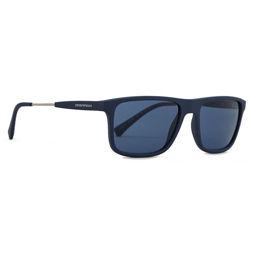 Giorgio Armani - Rectangular Shape Men Sunglasses - Blue - Sunglasses - Giorgio  Armani Eyewear - Avvenice