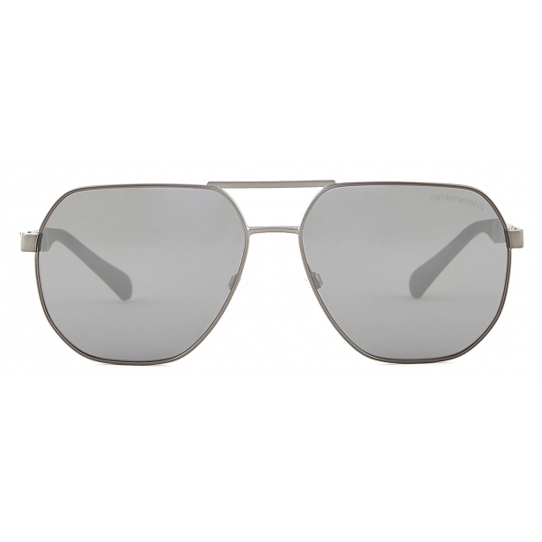 Giorgio Armani - Pilot Shape Men Sunglasses - Grey - Sunglasses - Giorgio Armani Eyewear