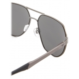 Giorgio Armani - Pilot Shape Men Sunglasses - Grey - Sunglasses - Giorgio Armani Eyewear