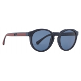 Giorgio Armani - Panthos Shape Men Sunglasses - Blue Red - Sunglasses - Giorgio Armani Eyewear