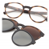 Giorgio Armani - Occhiali da Sole Uomo Forma Panthos - Havana Marrone - Occhiali da Sole - Giorgio Armani Eyewear