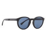 Giorgio Armani - Occhiali da Sole Uomo Forma Panthos - Nero Blu - Occhiali da Sole - Giorgio Armani Eyewear