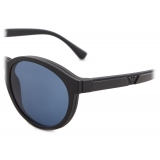 Giorgio Armani - Panthos Shape Men Sunglasses - Black Blue - Sunglasses - Giorgio Armani Eyewear