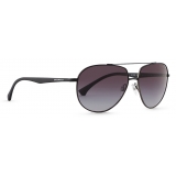 Giorgio Armani - Occhiali da Sole Forma Pilot - Nero - Occhiali da Sole - Giorgio Armani Eyewear