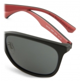 Giorgio Armani - Occhiali da Sole Uomo Forma Squadrata - Nero Rosso - Occhiali da Sole - Giorgio Armani Eyewear