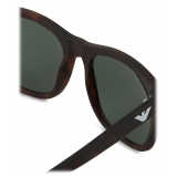 Giorgio Armani - Square Shape Men Sunglasses - Havana Green - Sunglasses - Giorgio Armani Eyewear