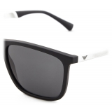 Giorgio Armani - Square Shape Men Sunglasses - Black Smoke - Sunglasses - Giorgio Armani Eyewear