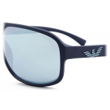 Giorgio Armani - Square Shape Men Sunglasses - Blue - Sunglasses - Giorgio Armani Eyewear