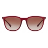 Giorgio Armani - Square Shape Men Sunglasses - Burgundy - Sunglasses - Giorgio Armani Eyewear