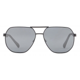 Giorgio Armani - Pilot Shape Men Sunglasses - Gunmetal - Sunglasses - Giorgio Armani Eyewear