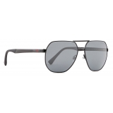 Giorgio Armani - Occhiali da Sole Uomo Forma Pilot - Canna di Fucile - Occhiali da Sole - Giorgio Armani Eyewear