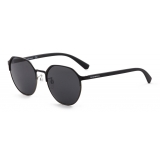 Giorgio Armani - Occhiali da Sole Uomo Forma Panthos - Nero Grigio - Occhiali da Sole - Giorgio Armani Eyewear