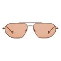Giorgio Armani - Irregular Shape Men Sunglasses - Pale Gold - Sunglasses - Giorgio Armani Eyewear