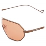 Giorgio Armani - Irregular Shape Men Sunglasses - Pale Gold - Sunglasses - Giorgio Armani Eyewear