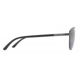 Giorgio Armani - Irregular Shape Men Sunglasses - Gunmetal - Sunglasses - Giorgio Armani Eyewear