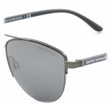 Giorgio Armani - Irregular Shape Men Sunglasses - Gunmetal - Sunglasses - Giorgio Armani Eyewear