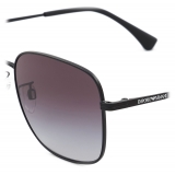 Giorgio Armani - Occhiali da Sole Uomo Forma Squadrata - Nero Grigio - Occhiali da Sole - Giorgio Armani Eyewear