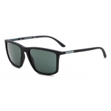 Giorgio Armani - Occhiali da Sole Uomo Forma Squadrata - Nero Verde - Occhiali da Sole - Giorgio Armani Eyewear