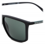 Giorgio Armani - Square Shape Men Sunglasses - Black Green - Sunglasses - Giorgio Armani Eyewear