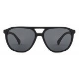 Giorgio Armani - Pilot Shape Men Sunglasses - Black Grey - Sunglasses - Giorgio Armani Eyewear