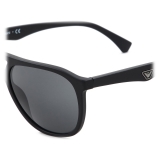 Giorgio Armani - Occhiali da Sole Uomo Forma Pilot - Nero Grigio - Occhiali da Sole - Giorgio Armani Eyewear