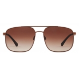 Giorgio Armani - Pilot Shape Men Sunglasses - Brown - Sunglasses - Giorgio Armani Eyewear