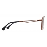 Giorgio Armani - Pilot Shape Men Sunglasses - Brown - Sunglasses - Giorgio Armani Eyewear