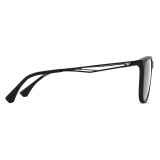 Giorgio Armani - Rectangular Shape Men Sunglasses - Black - Sunglasses - Giorgio Armani Eyewear