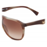 Giorgio Armani - Pilot Shape Men Sunglasses - Brown - Sunglasses - Giorgio Armani Eyewear