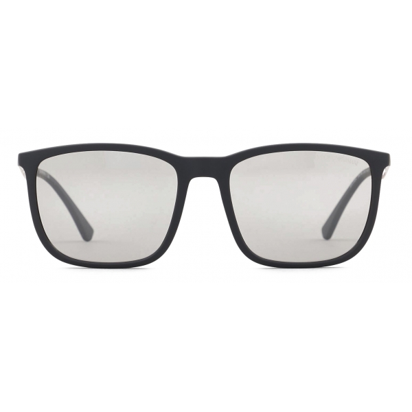 Giorgio Armani - Rectangular Shape Men Sunglasses - Grey - Sunglasses - Giorgio Armani Eyewear